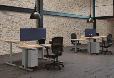 Bureau assis debout manuel