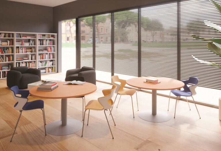 Table ronde pied tulipe Ensemble