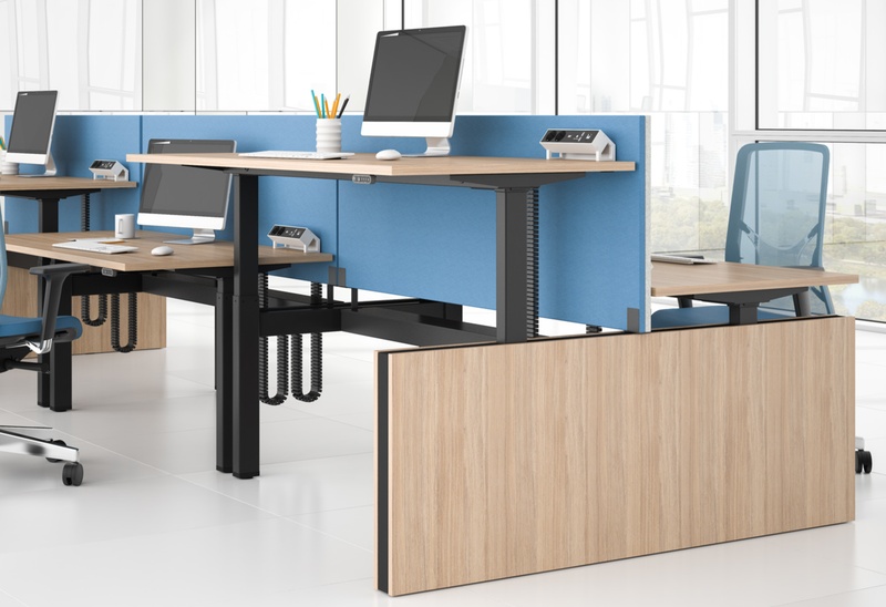 Bureau assis debout Motion