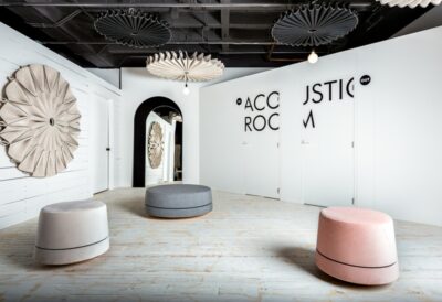 Pouf acoustique dynamique
