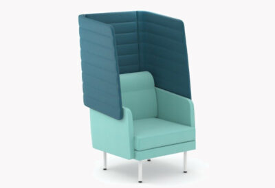 Fauteuil lounge avec panneaux latéraux