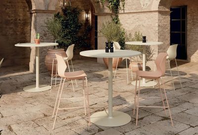 Table haute tulipe