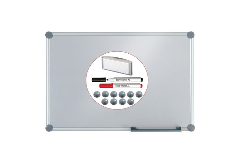tableau blanc 2000 pro argent ensemble complet