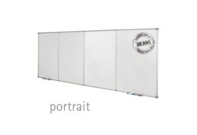 Tableau blanc mural continu