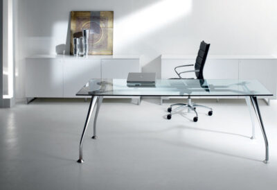Bureau de direction en verre