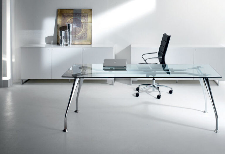 Bureau de direction en verre Segno