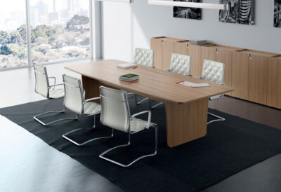 Table de réunion cintrée 6 – 8 personnes