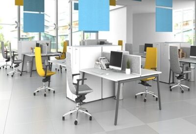 Bureau bench 4 personnes