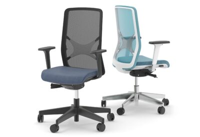 Chaise de bureau dossier résille