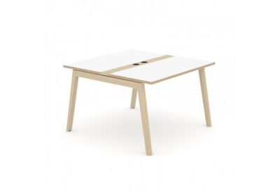 Table de réunion Azna Wood 4 personnes