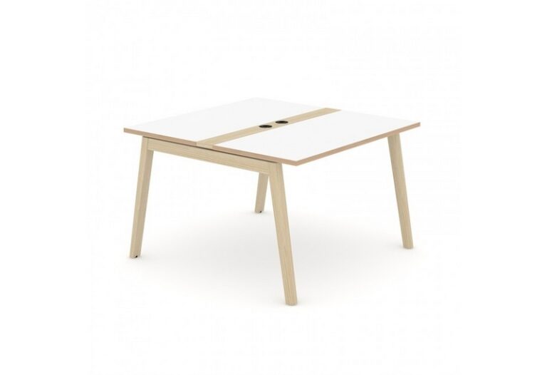 Table de réunion Azna Wood 4 personnes