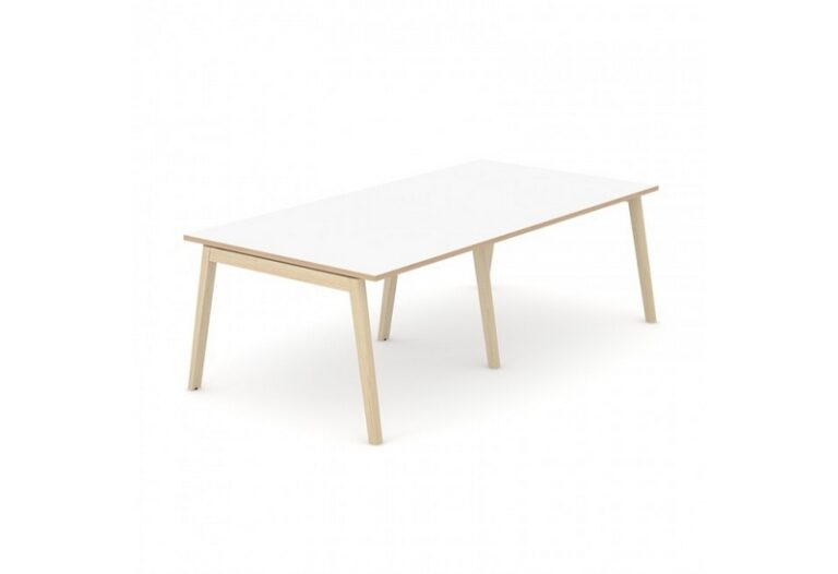 Table de réunion Azna Wood 8 personnes
