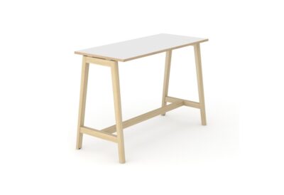Table haute pied bois