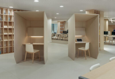 Cabine acoustique ouverte