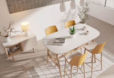 Table haute modulaire