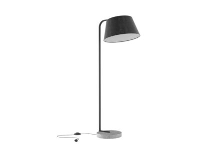 Lampadaire acier laqué
