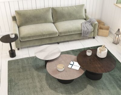 Table basse ronde design