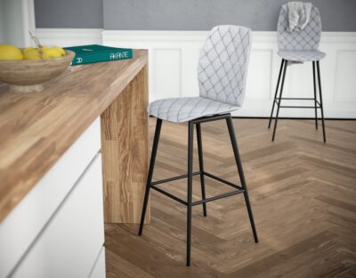 Chaise de bar rembourrée