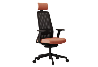 Fauteuil haut dossier maille