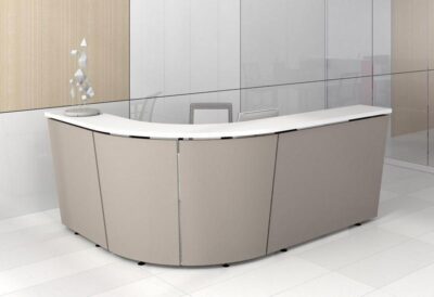 Banque d’accueil arrondie