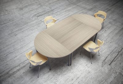 Table de réunion modulaire demi lune
