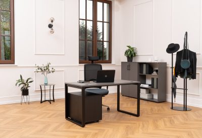Bureau piètement boucle