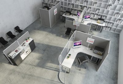 Cloison de bureau acoustique made in France