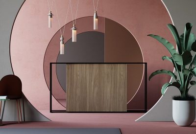 Comptoir d’accueil design