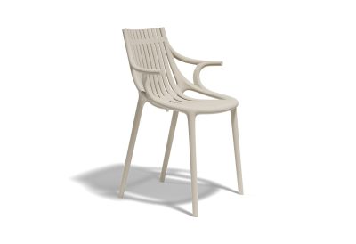 Chaise empilable design avec accoudoirs