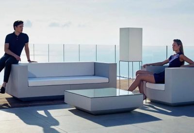 Fauteuil design geometrique