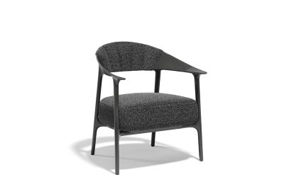 Fauteuil bas design extérieur rembourré