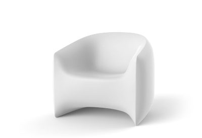 Fauteuil lounge design extérieur en polyéthylène recyclable