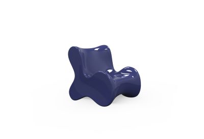 Fauteuil lounge design extérieur résine recyclable