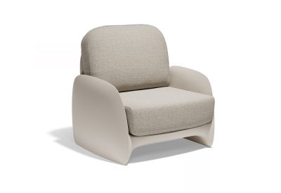 Fauteuil de jardin design Pezzettina résine recyclable
