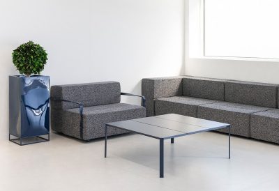 Fauteuil lounge design extérieur en polyuréthane durable