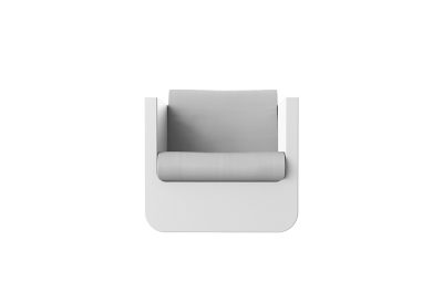 Fauteuil lounge design extérieur en résine recyclable
