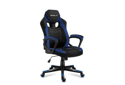 Chaise Gaming Compacte Mesh Bleue pour Joueurs