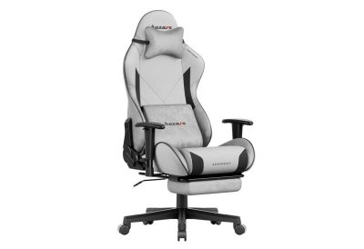 Chaise Gaming Grise Ergonomique pour Longues Sessions