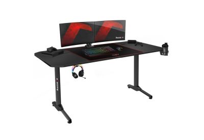 Bureau gaming XXL noir 160 cm design
