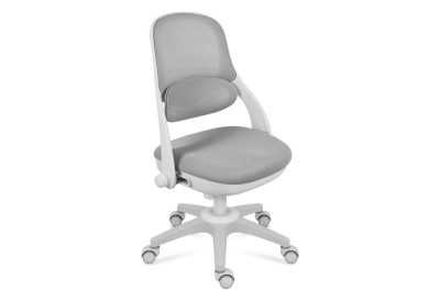 Chaise pivotante ergonomique réglable pour enfant grise