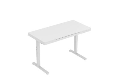 Bureau électrique réglable en hauteur blanc 120 cm