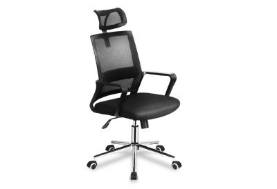 Chaise de bureau ergonomique mesh réglable noire