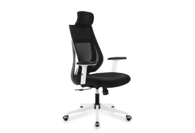 Chaise de bureau ergonomique mesh noire réglable