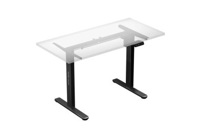 Bureau électrique réglable en hauteur noir professionnel