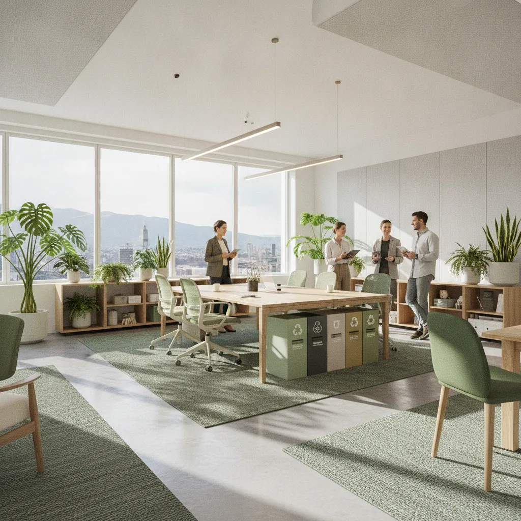 7 actions pour un aménagement bureau éco-responsable - actions amenagement bureau eco responsable
