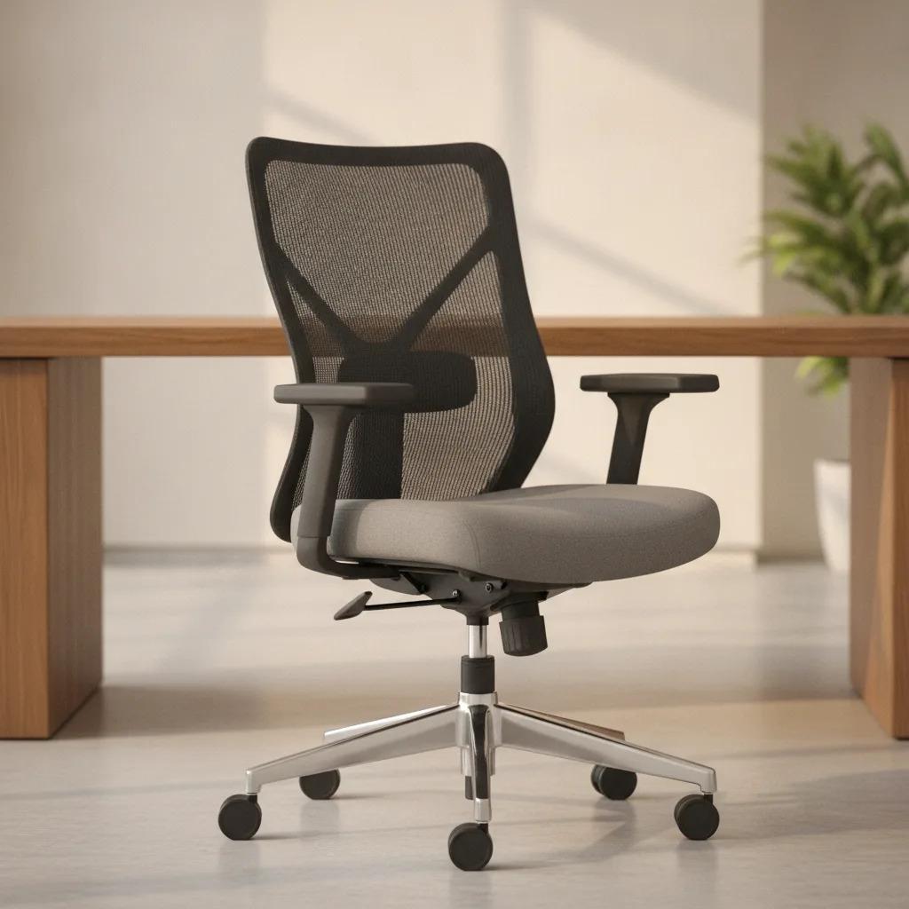 chaise de bureau dossier résille