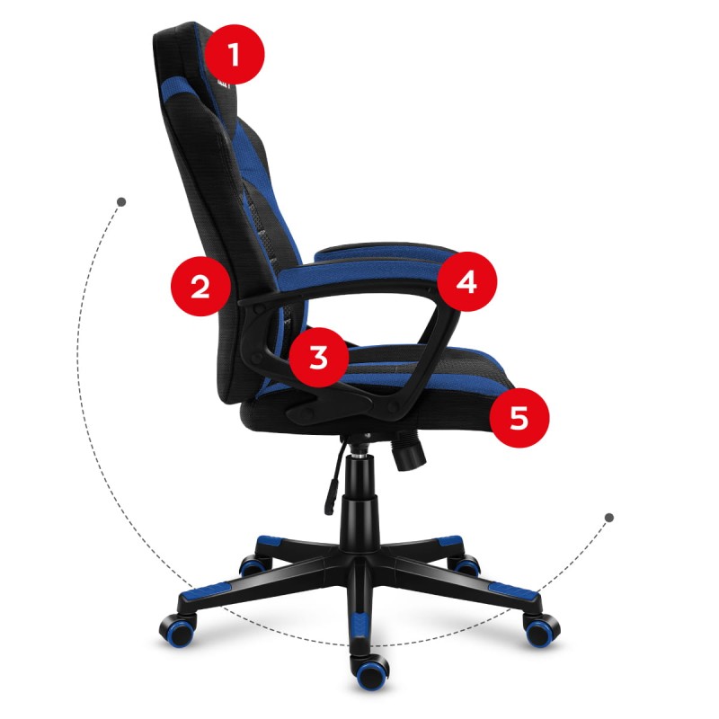 Hauteur d'assise réglable