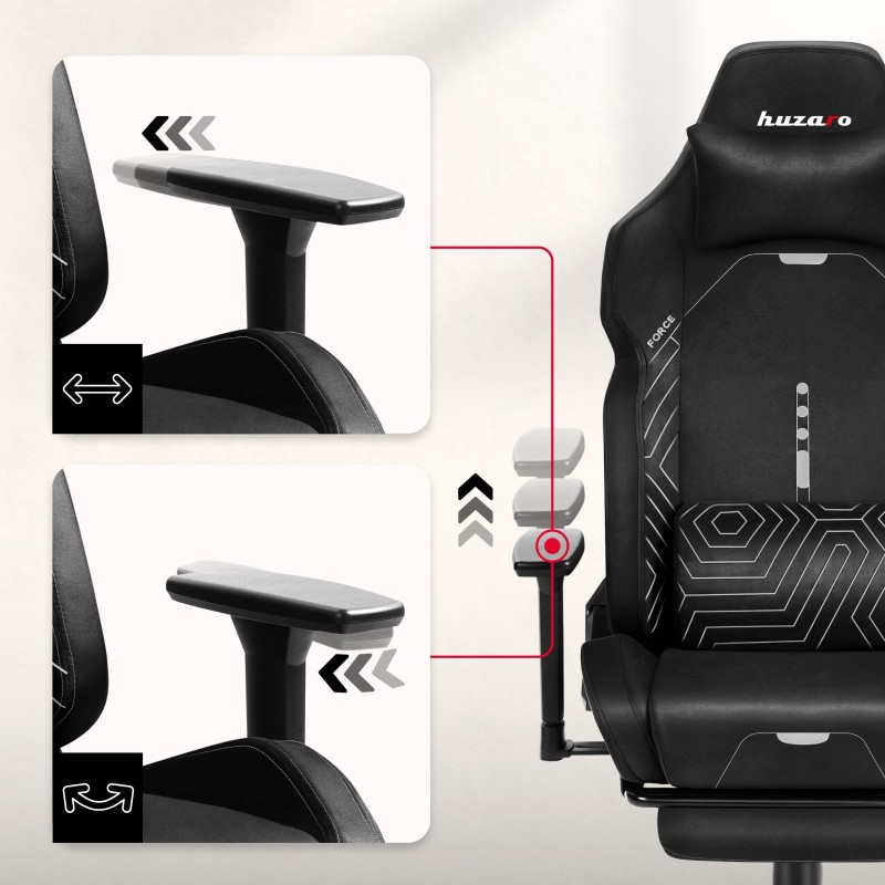 Accoudoirs 3D ultra-réglables
