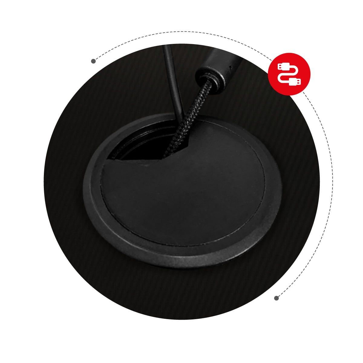 Porte-gobelet rabattable pratique