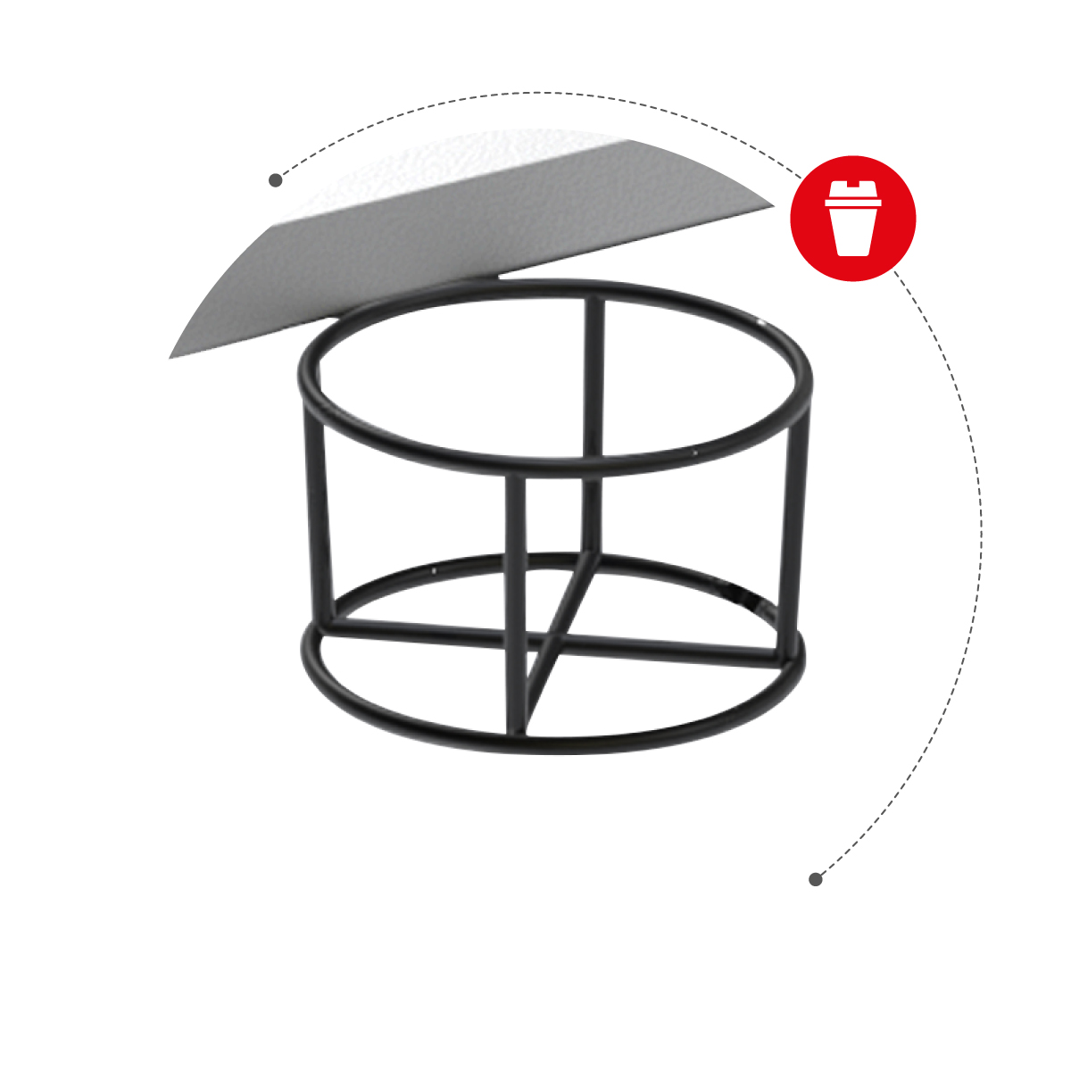 Design gaming blanc élégant
